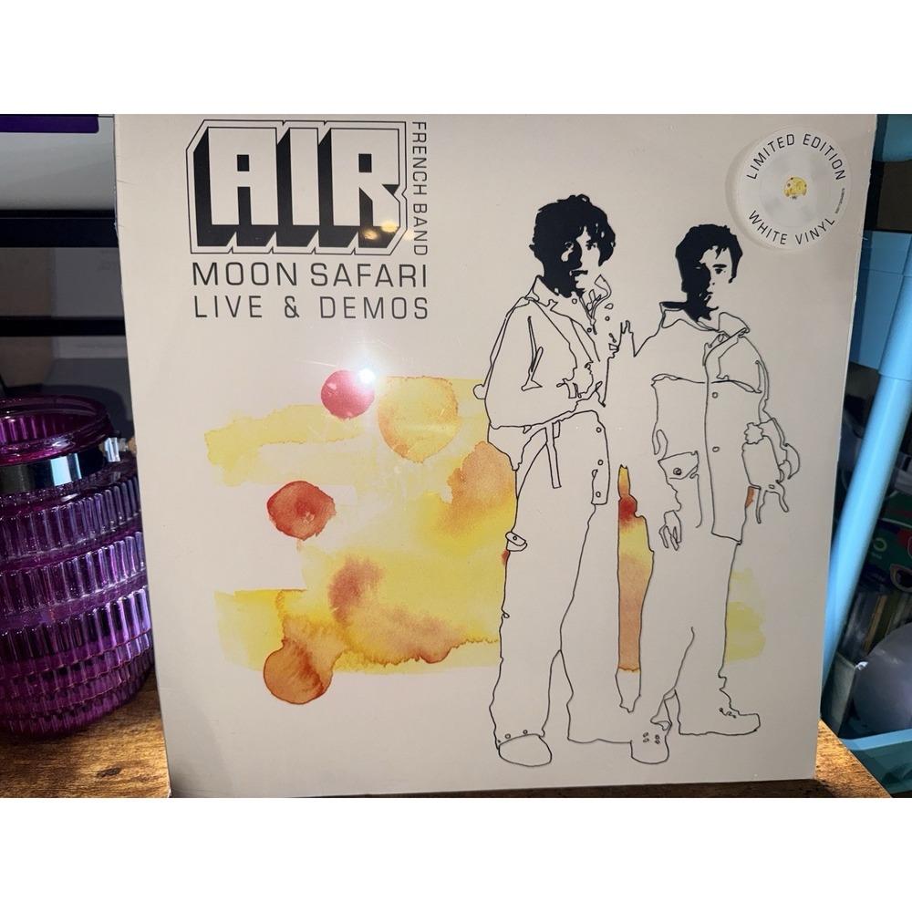 AIR - MOON SAFARI LIVE & DEMOS  WHITE VINYL LP Record STORE DAY